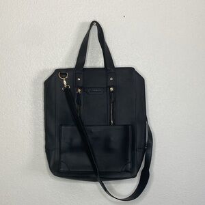 ESTARER Women’s Elegant Business Briefcase Black Handbag NWOT